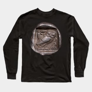 Roman column fresco with wheat and fruit Long Sleeve T-Shirt